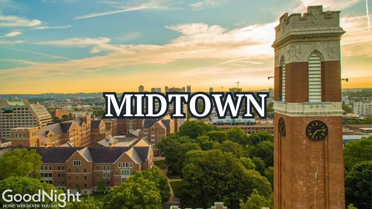 A sweeping view over an urban skyline with a historic clock tower in the foreground, lush greenery, and notable city landmarks. The image evokes a sense of exploration and opportunity, with the setting sun casting a welcoming glow.